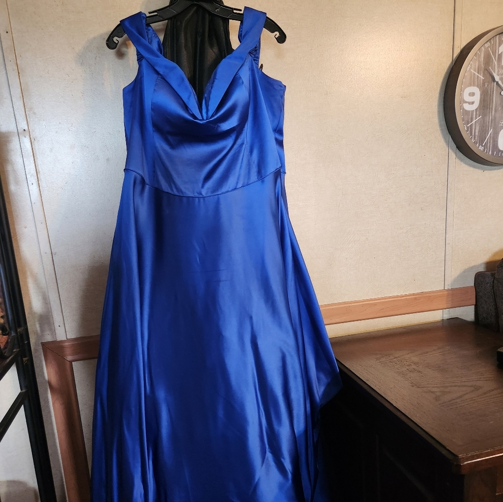 Royal blue prom dress